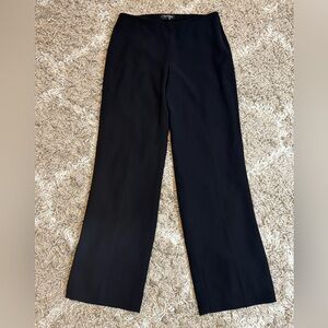 White House Black Market Legacy Straight Leg Black Trousers size 4